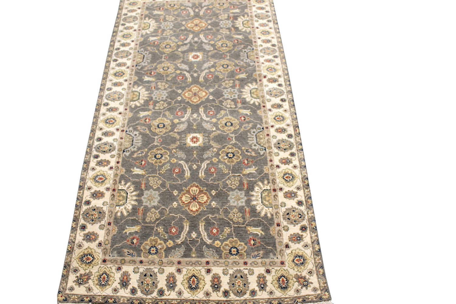 Wide Runner Traditional Hand Knotted Wool Area Rug - MR028581