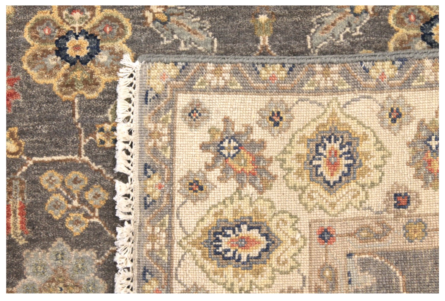 Wide Runner Traditional Hand Knotted Wool Area Rug - MR028581