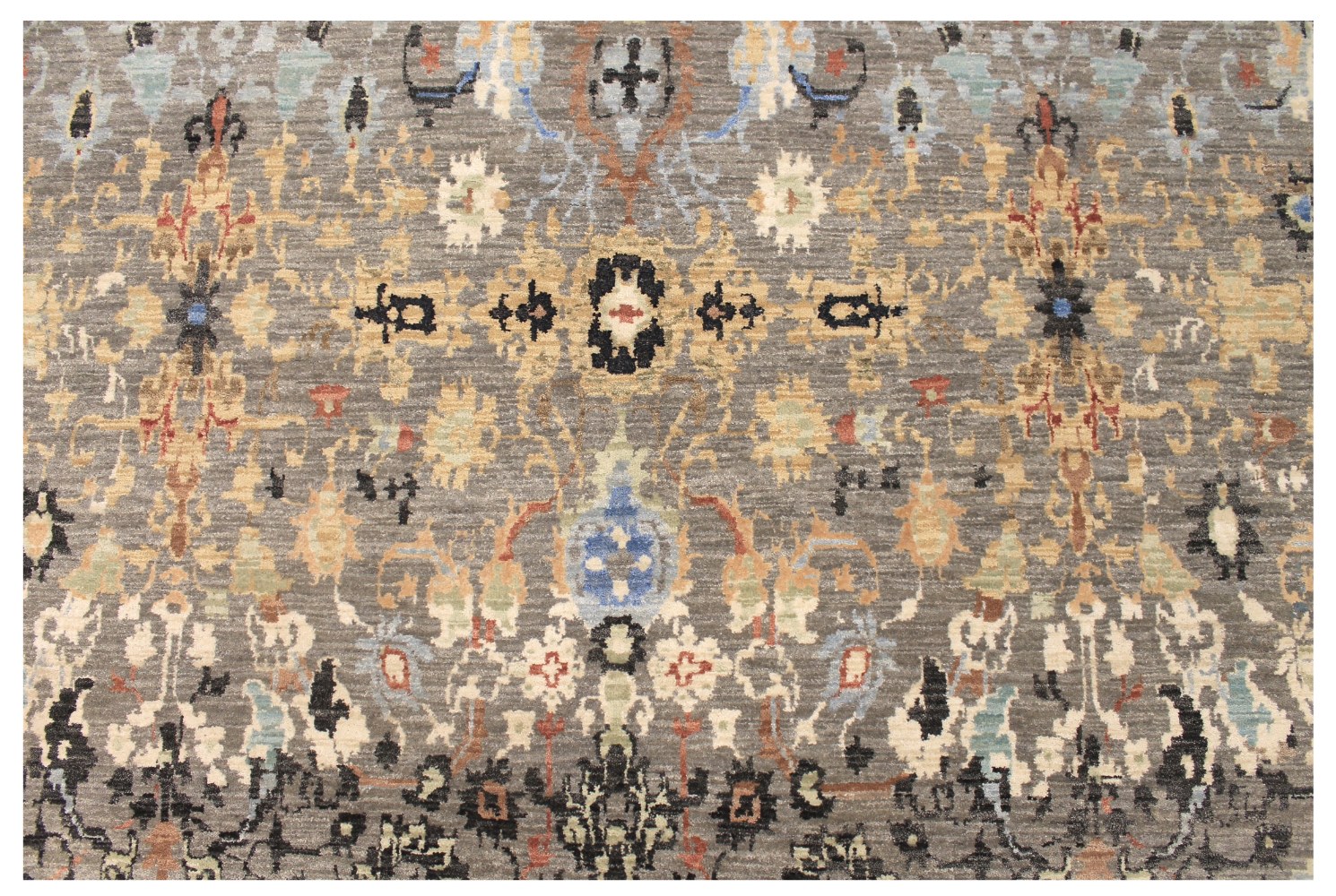 9x12 Transitional Hand Knotted Wool Area Rug - MR028590