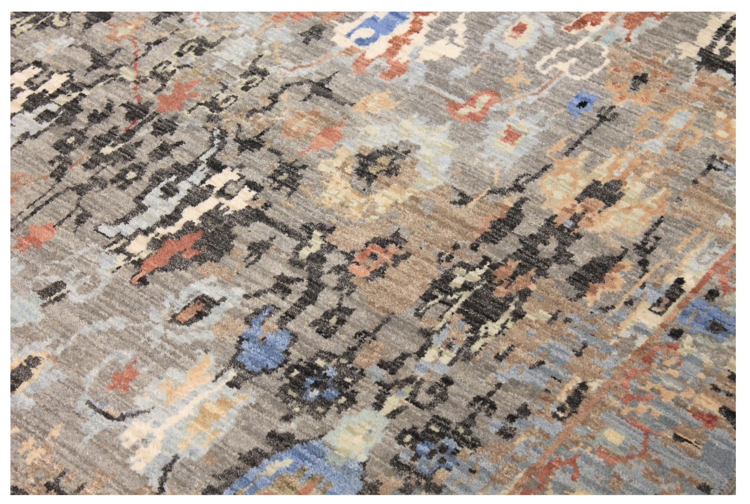 9x12 Transitional Hand Knotted Wool Area Rug - MR028590