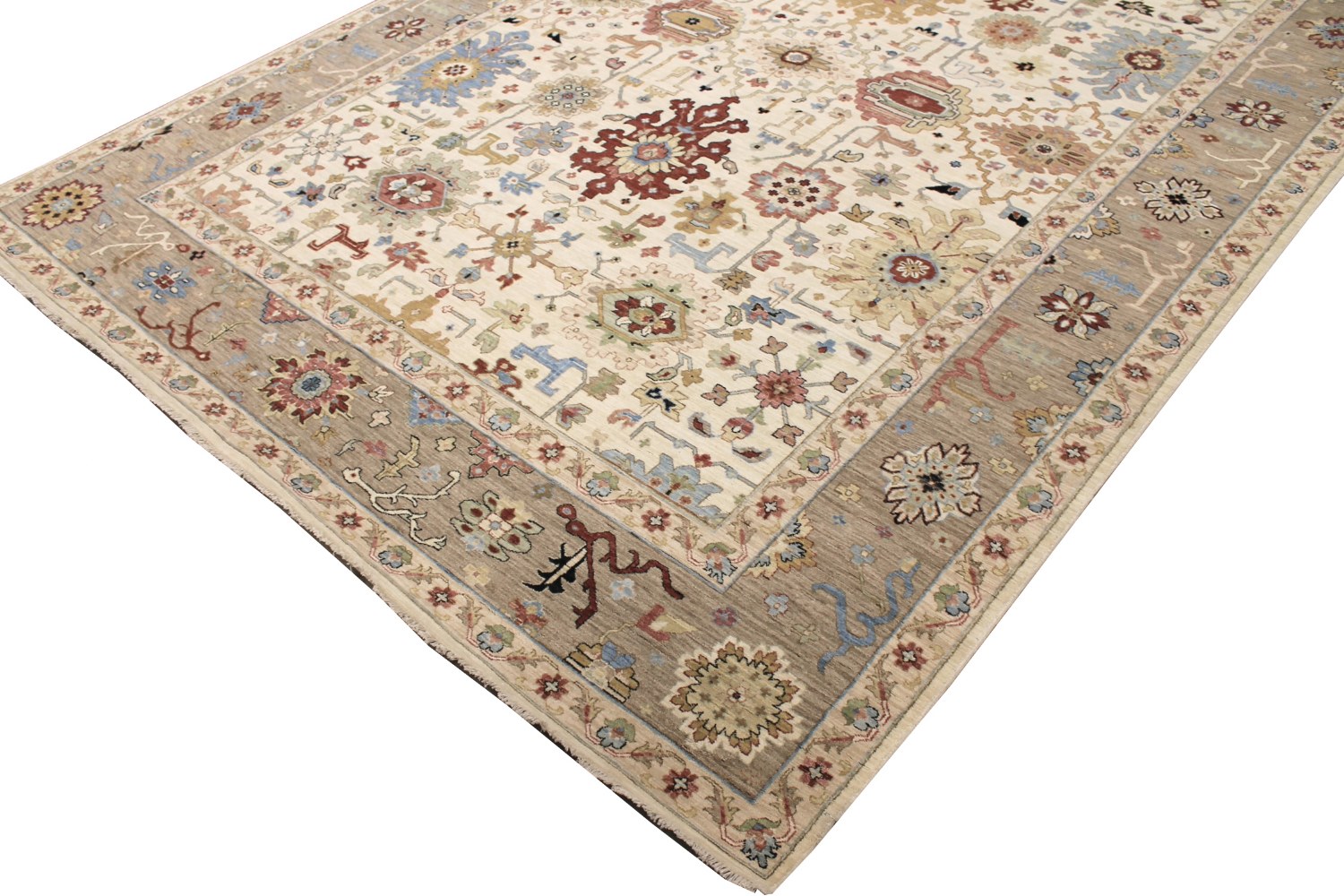 10x14 Traditional Hand Knotted Wool Area Rug - MR028591