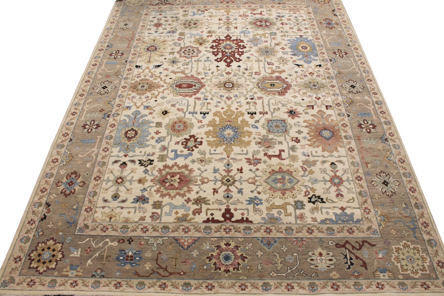 10x14 Traditional Hand Knotted Wool Area Rug - MR028591