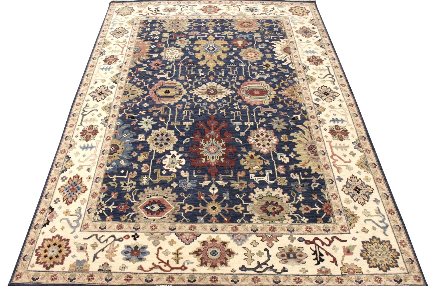 9x12 Traditional Hand Knotted Wool Area Rug - MR028593