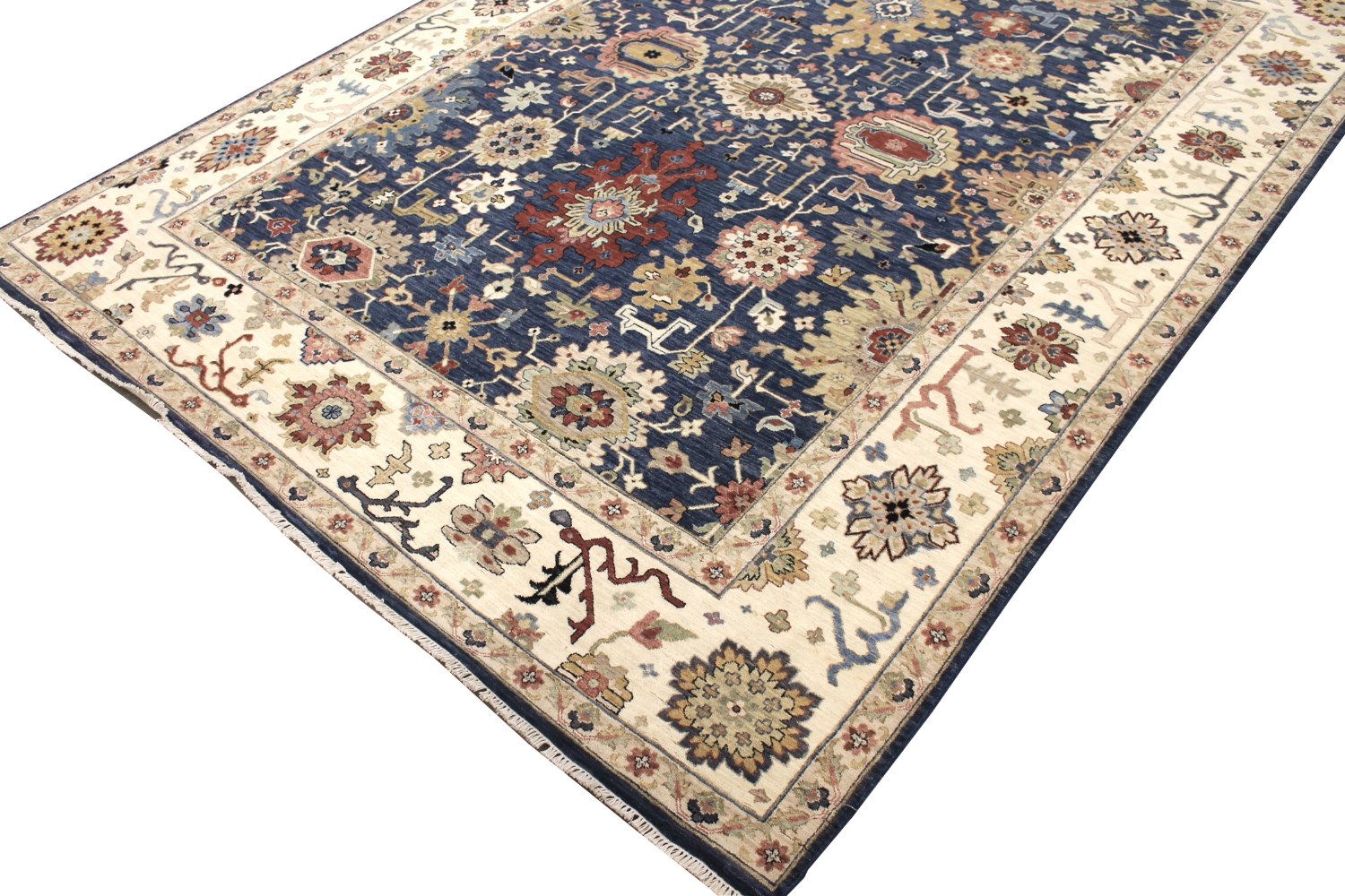 9x12 Traditional Hand Knotted Wool Area Rug - MR028593