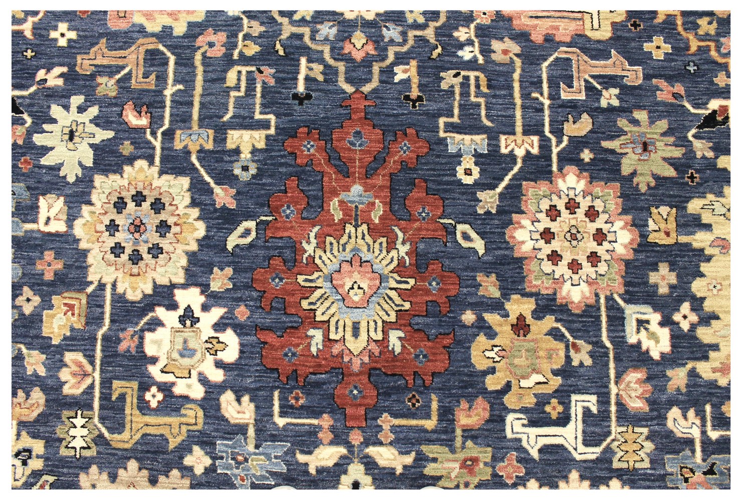 9x12 Traditional Hand Knotted Wool Area Rug - MR028593