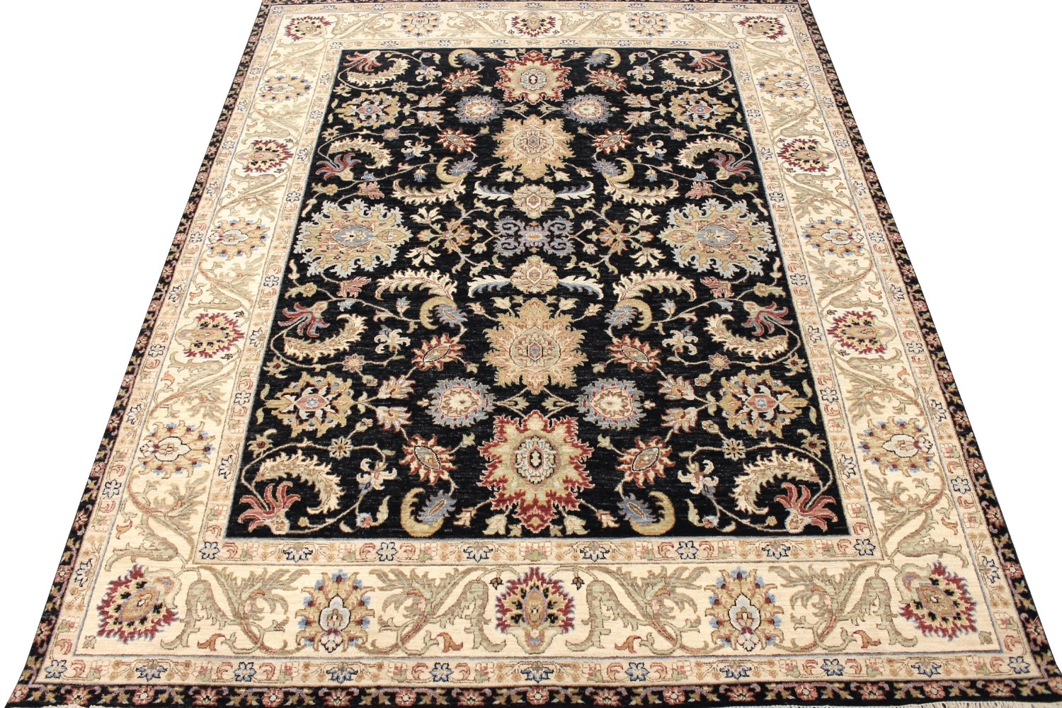 8x10 Traditional Hand Knotted Wool Area Rug - MR028597