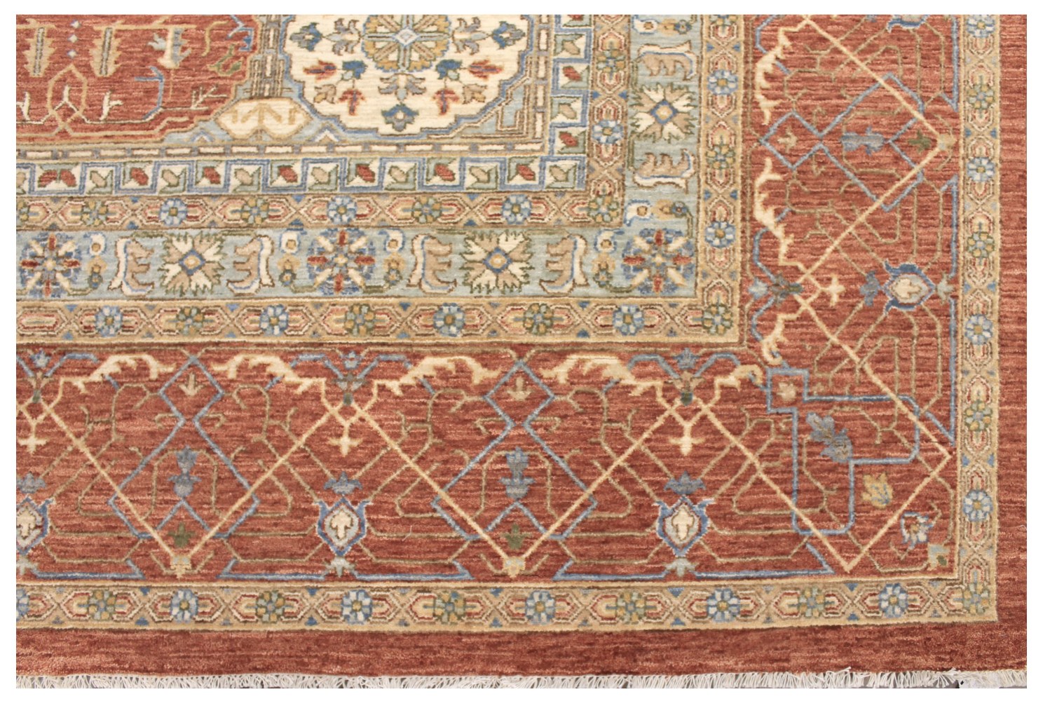 9x12 Heriz/Serapi Hand Knotted Wool Area Rug - MR028601