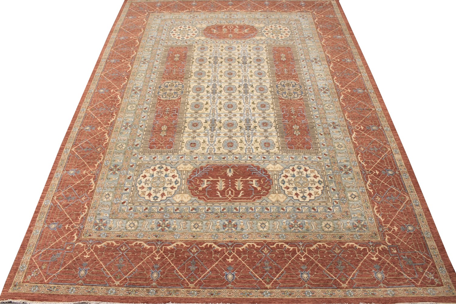 10x14 Heriz/Serapi Hand Knotted Wool Area Rug - MR028602