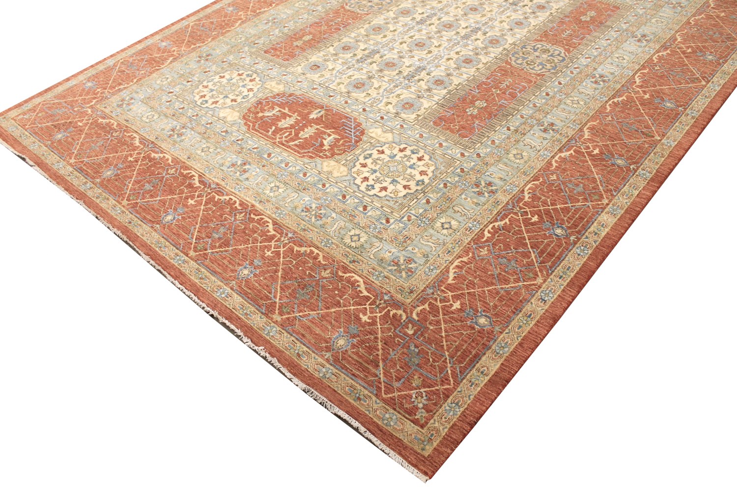 10x14 Heriz/Serapi Hand Knotted Wool Area Rug - MR028602