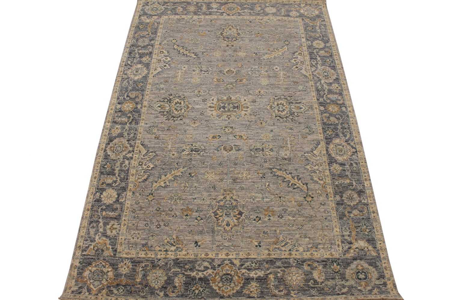 6x9 Traditional Hand Knotted Wool Area Rug - MR028606