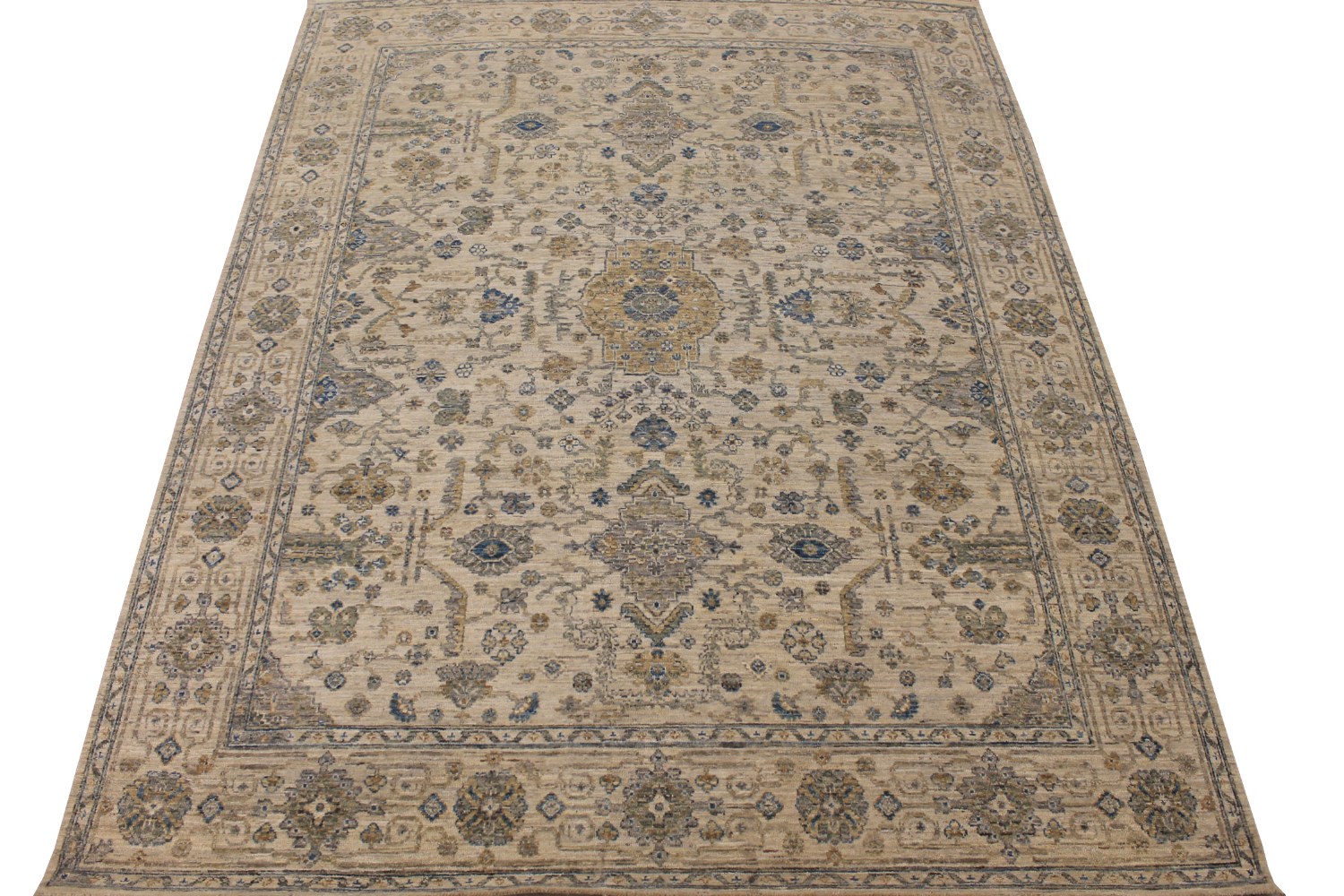 8x10 Traditional Hand Knotted Wool Area Rug - MR028616