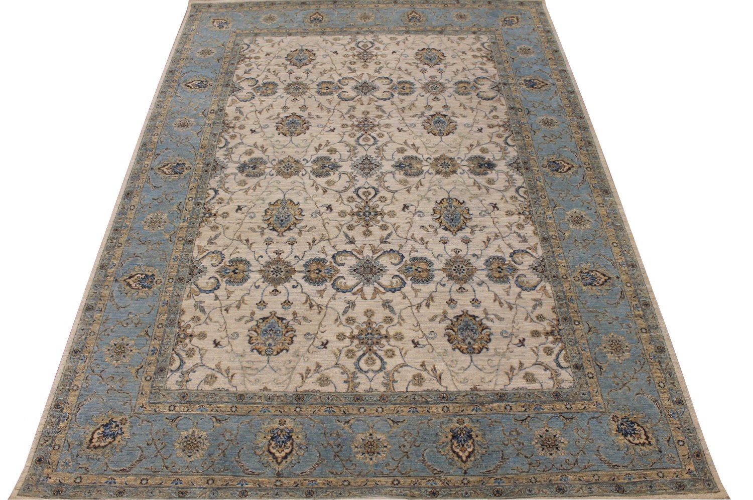 9x12 Traditional Hand Knotted Wool Area Rug - MR028622