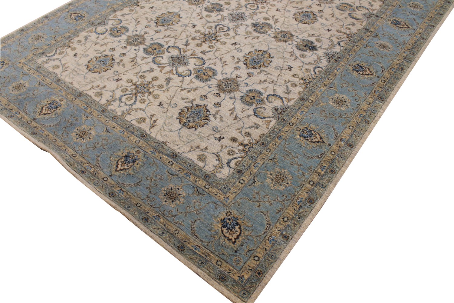 9x12 Traditional Hand Knotted Wool Area Rug - MR028622