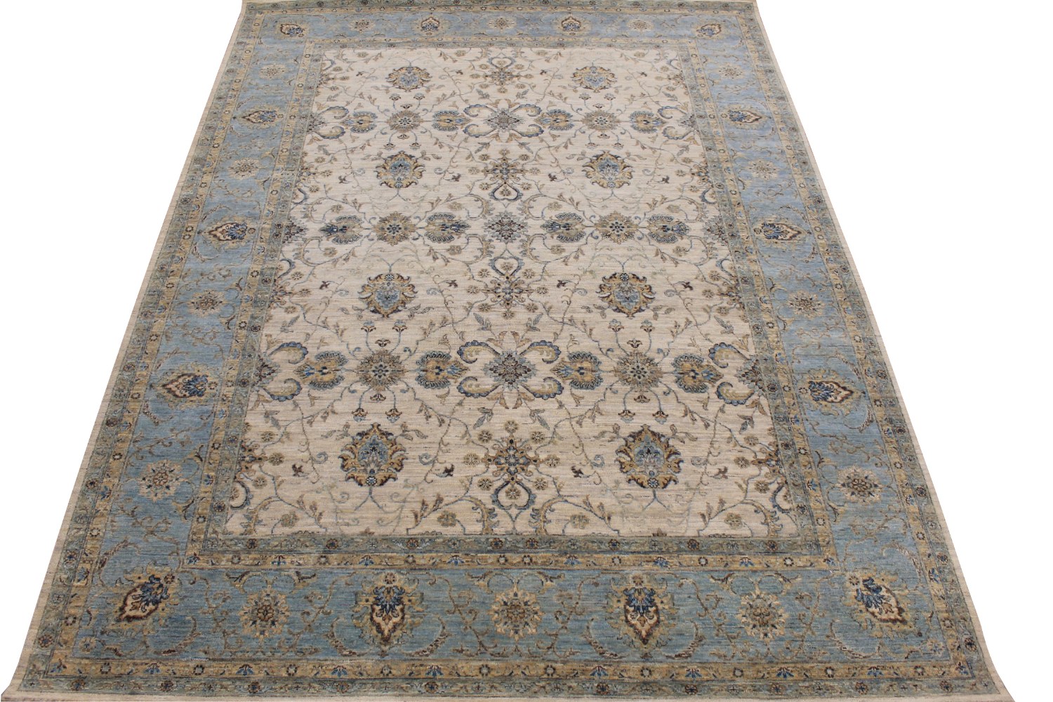 9x12 Traditional Hand Knotted Wool Area Rug - MR028622