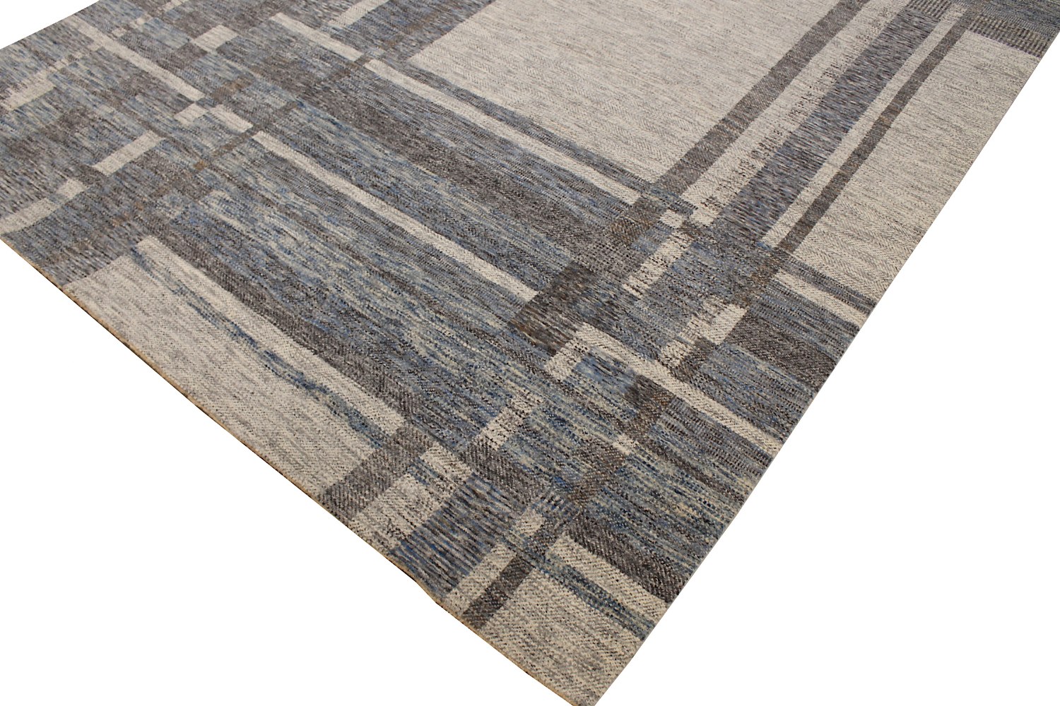 9x12 Casual Hand Knotted Wool Area Rug - MR028627