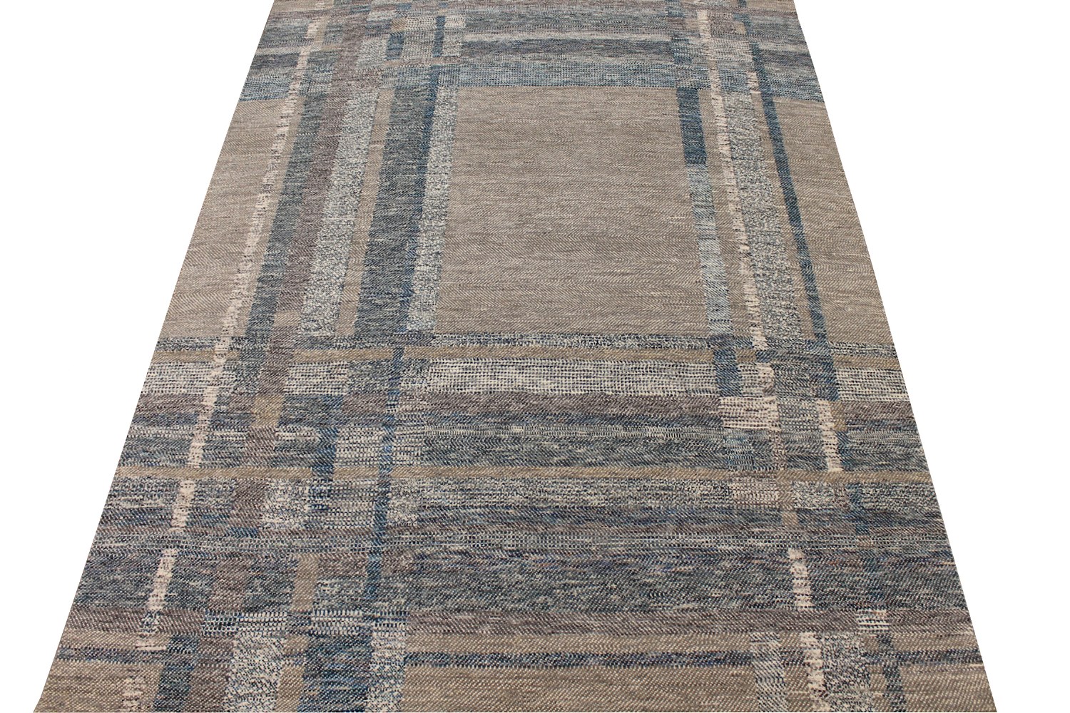 8x10 Casual Hand Knotted Wool Area Rug - MR028628