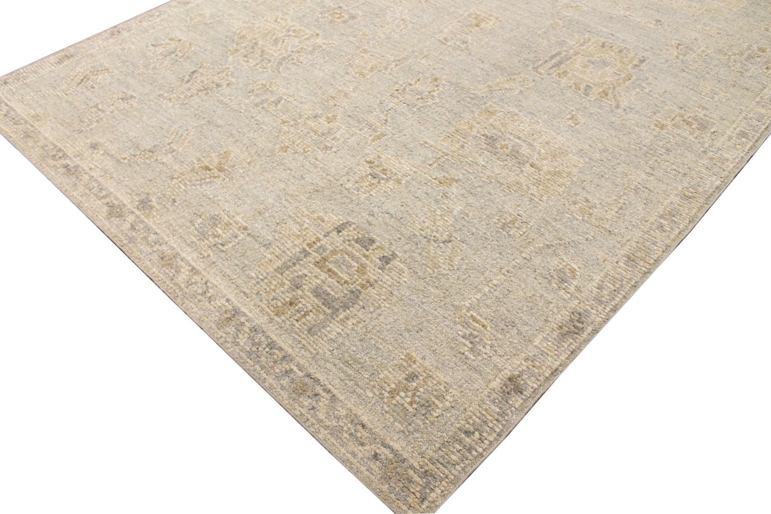 9x12 Oushak Hand Knotted Wool Area Rug - MR028642