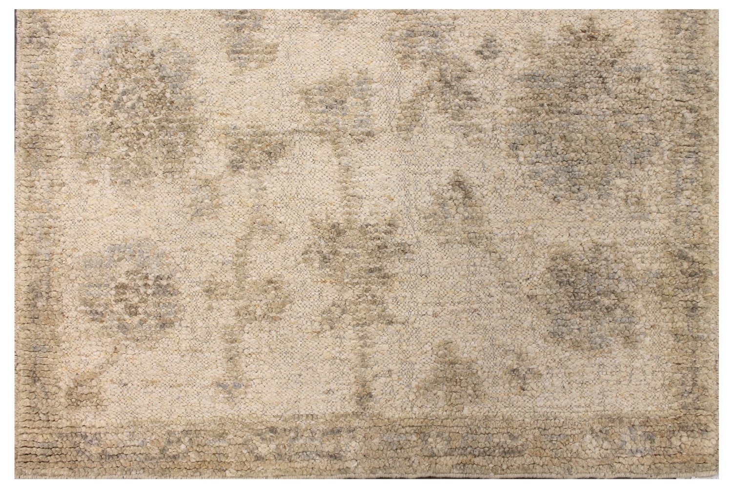 4x6 Oushak Hand Knotted Wool Area Rug - MR028643