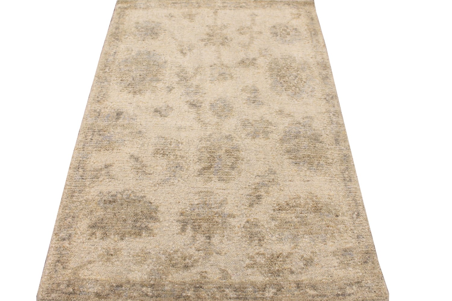 4x6 Oushak Hand Knotted Wool Area Rug - MR028643