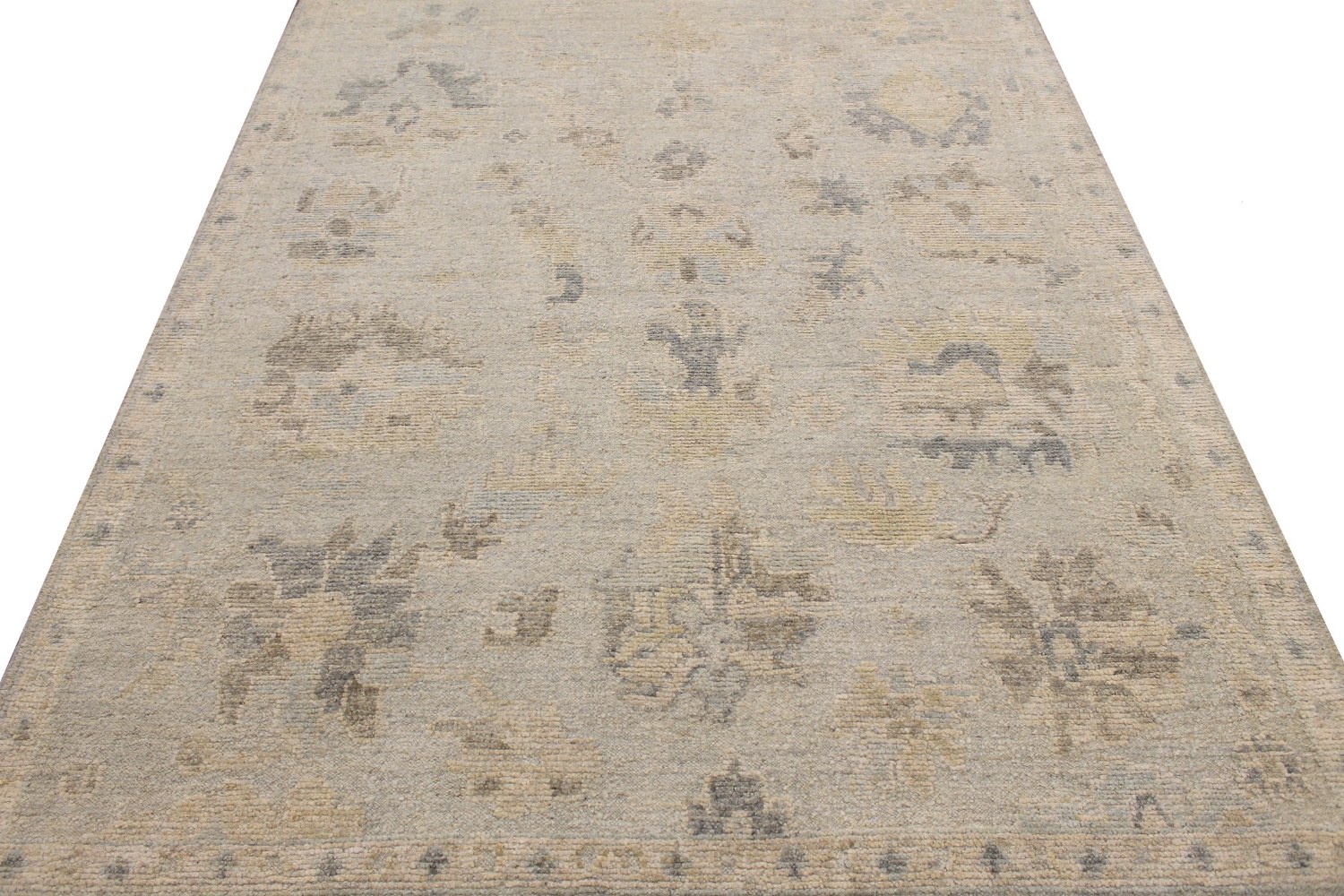 9x12 Oushak Hand Knotted Wool Area Rug - MR028652