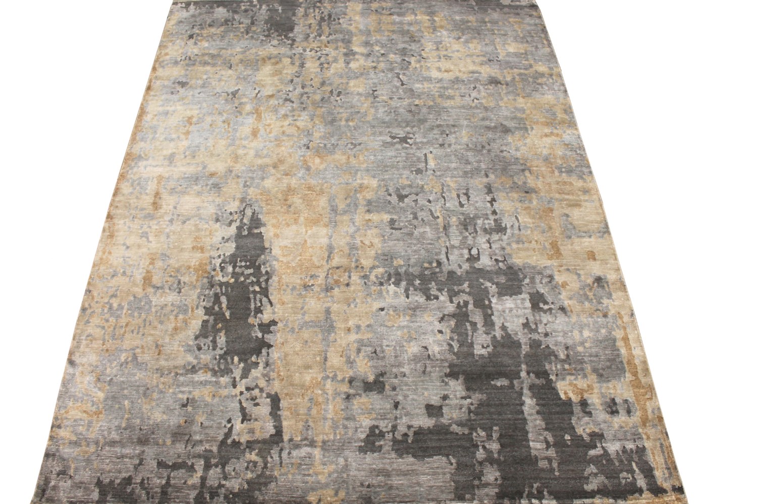 8x10 Modern Hand Knotted Wool Area Rug - MR028669