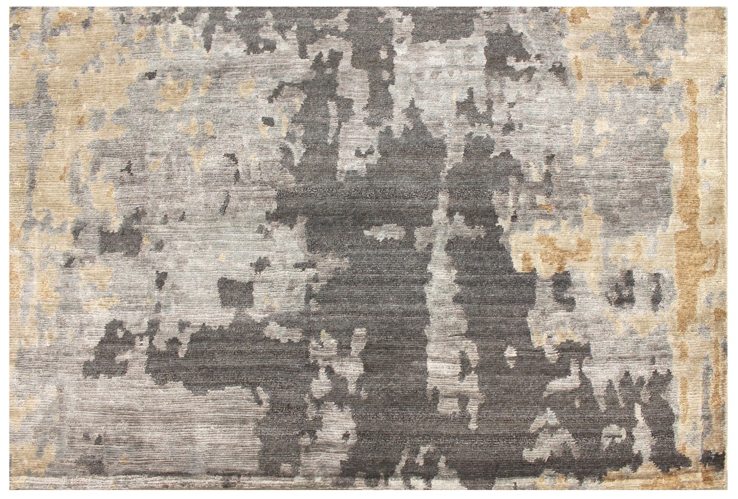 8x10 Modern Hand Knotted Wool Area Rug - MR028669