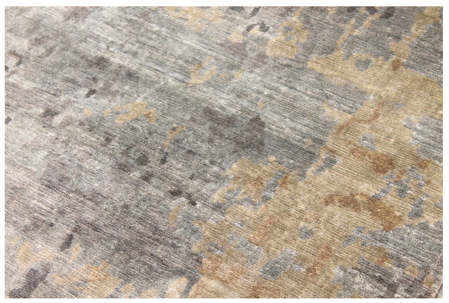 8x10 Modern Hand Knotted Wool Area Rug - MR028669