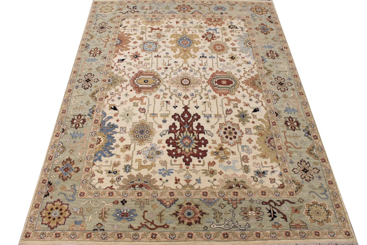 8x10 Traditional Hand Knotted Wool Area Rug - MR028698