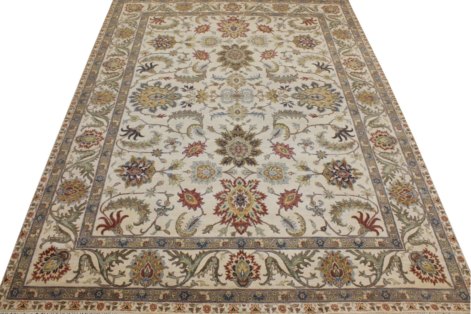 9x12 Traditional Hand Knotted Wool Area Rug - MR028720