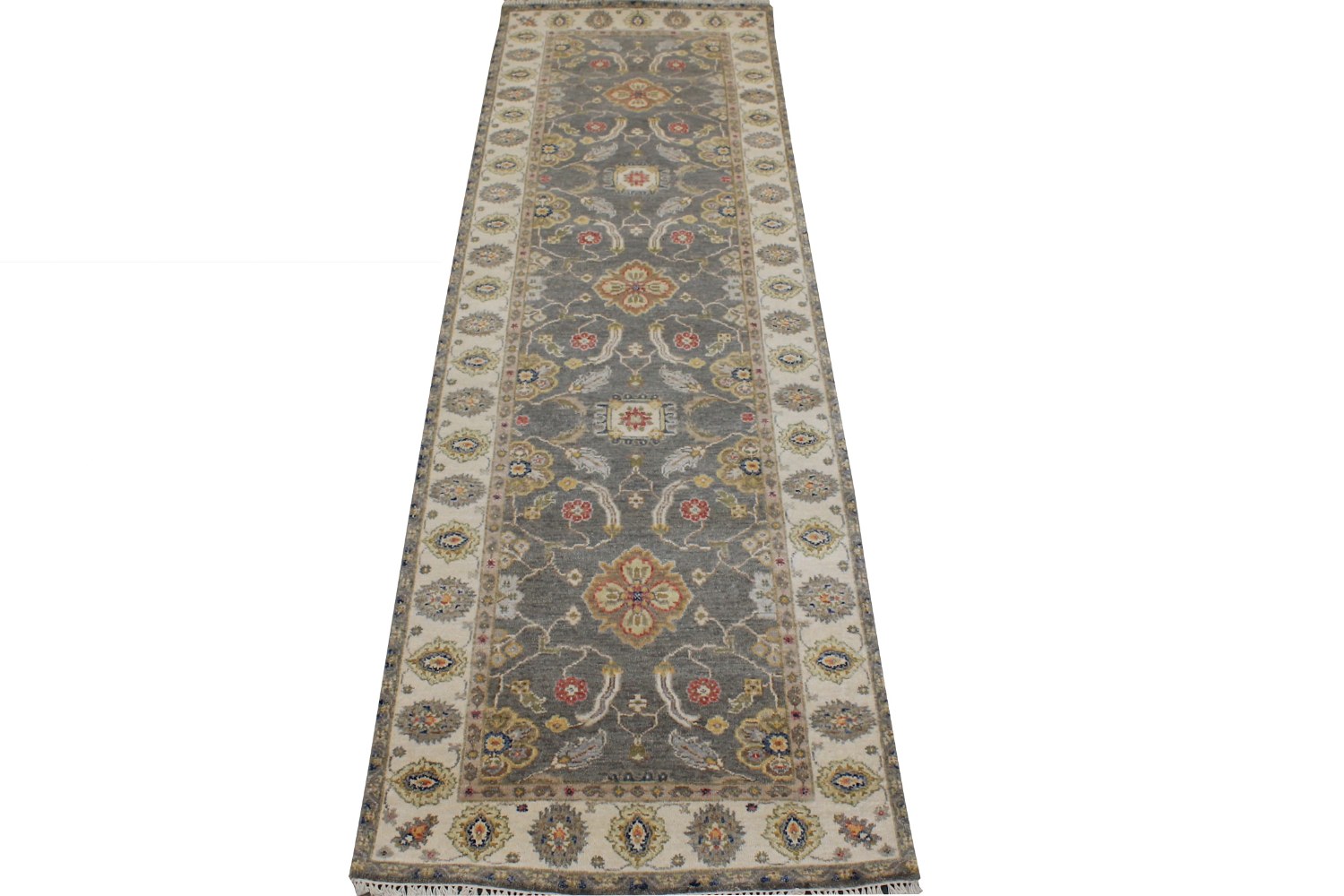 8 ft. Runner Traditional Hand Knotted Wool Area Rug - MR028729