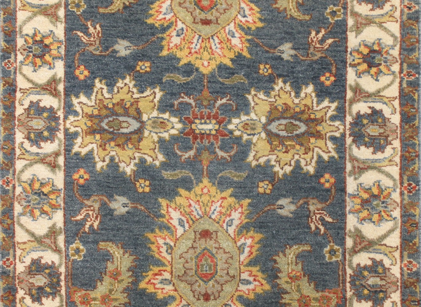 8 ft. Runner Traditional Hand Knotted Wool Area Rug - MR028732