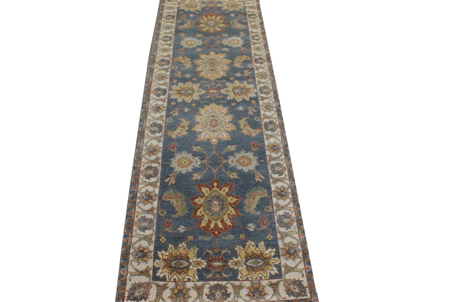 8 ft. Runner Traditional Hand Knotted Wool Area Rug - MR028732