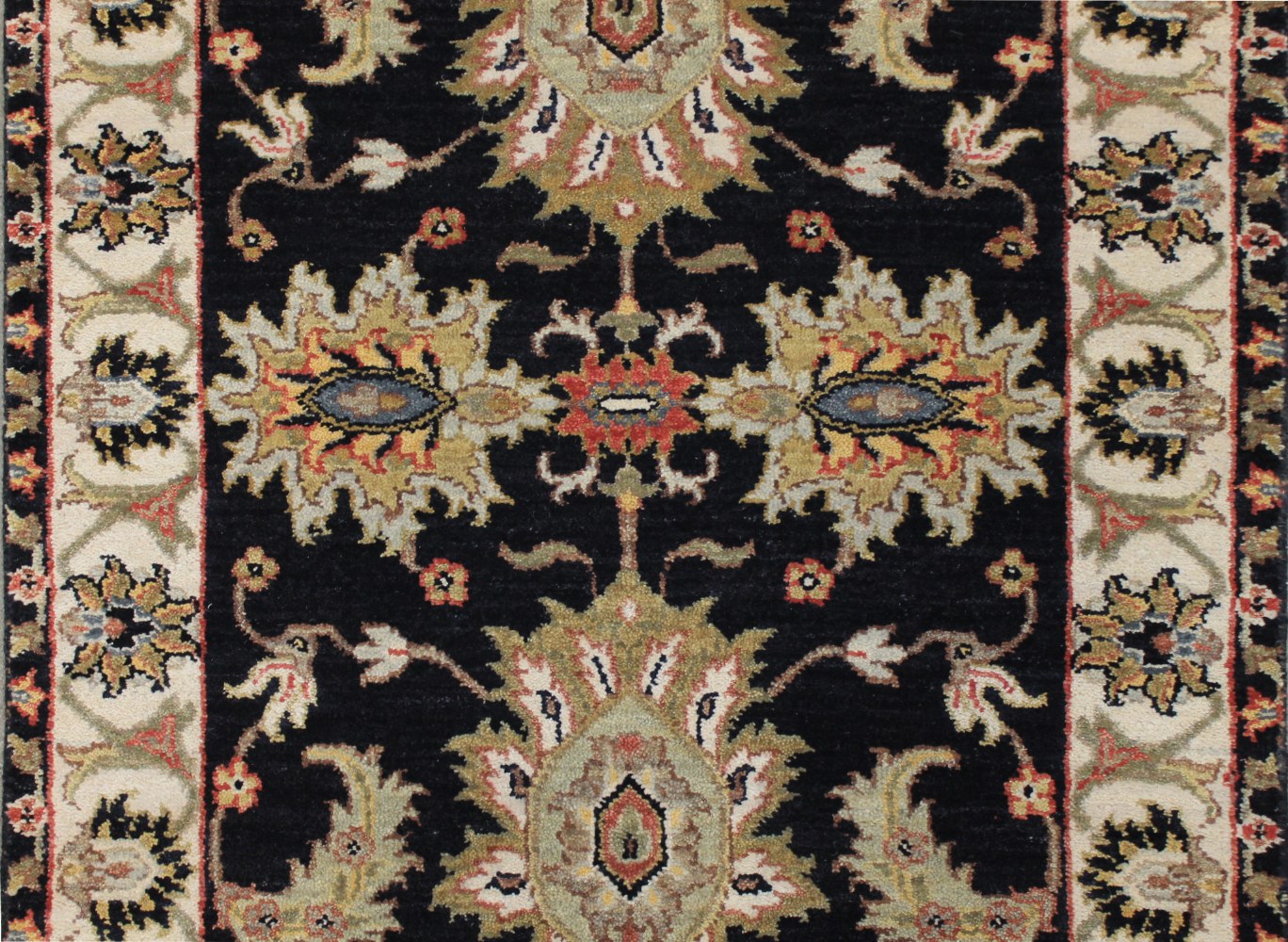 10 ft. Runner Traditional Hand Knotted Wool Area Rug - MR028736