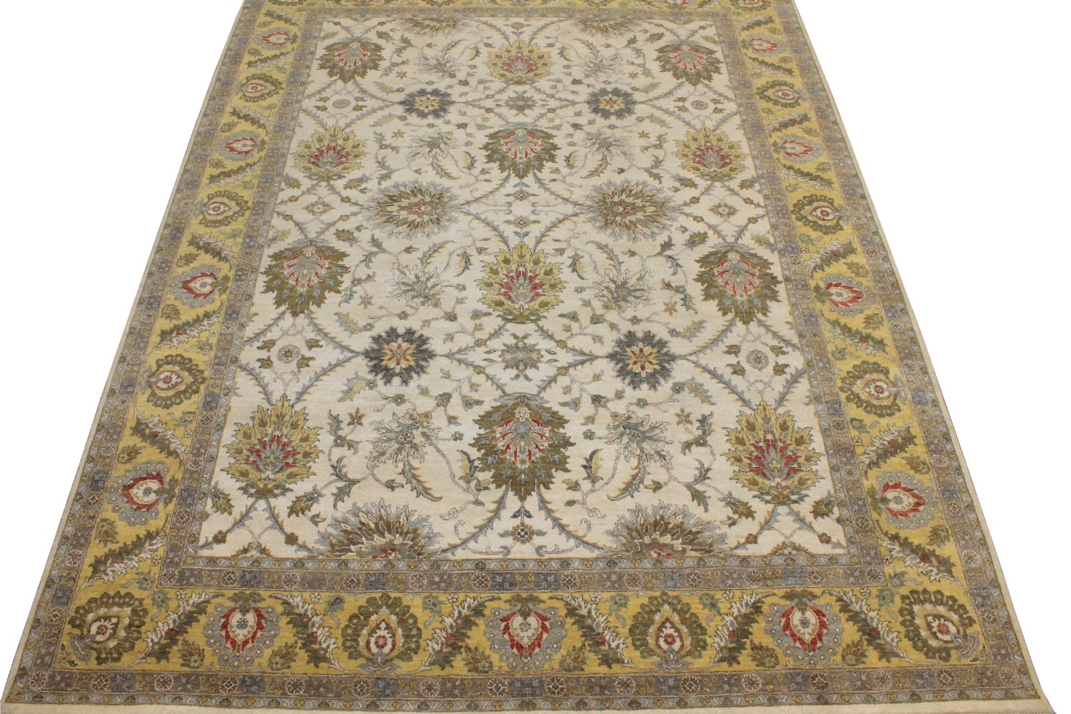 9x12 Traditional Hand Knotted Wool Area Rug - MR028752