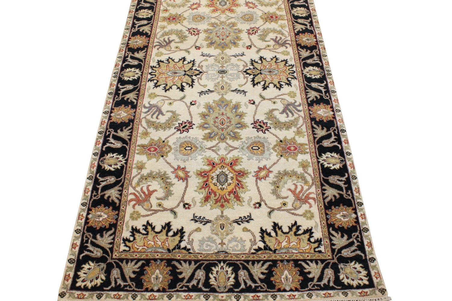 Wide Runner Traditional Hand Knotted Wool Area Rug - MR028755