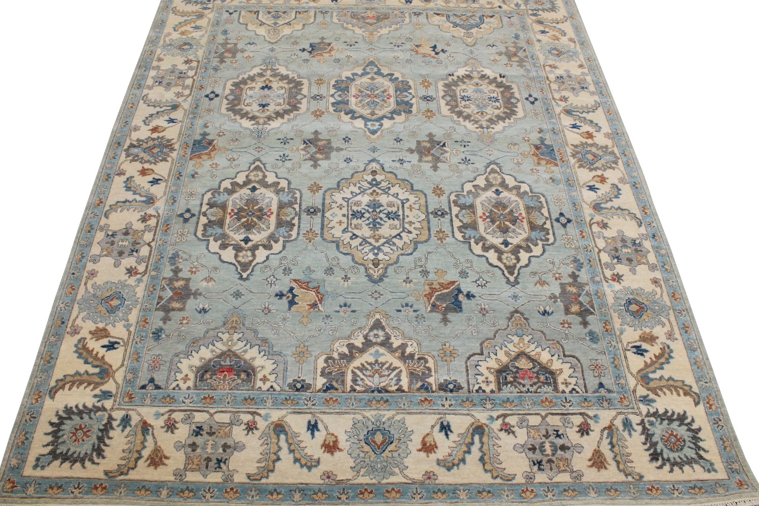 8x10 Traditional Hand Knotted Wool Area Rug - MR028758