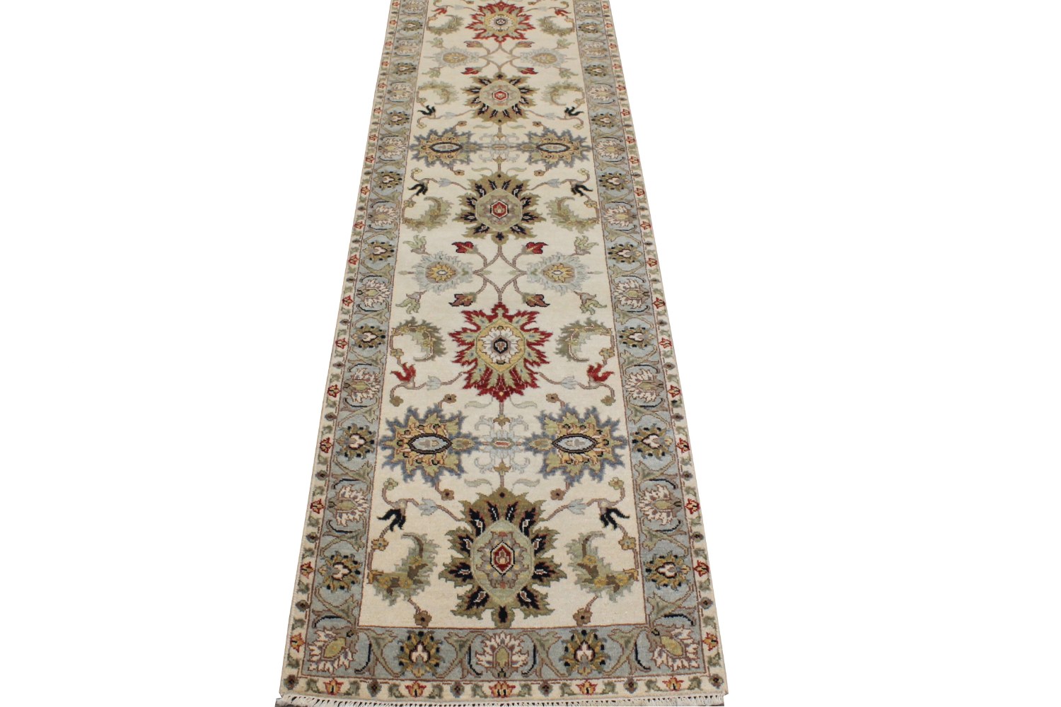 10 ft. Runner Traditional Hand Knotted Wool Area Rug - MR028759