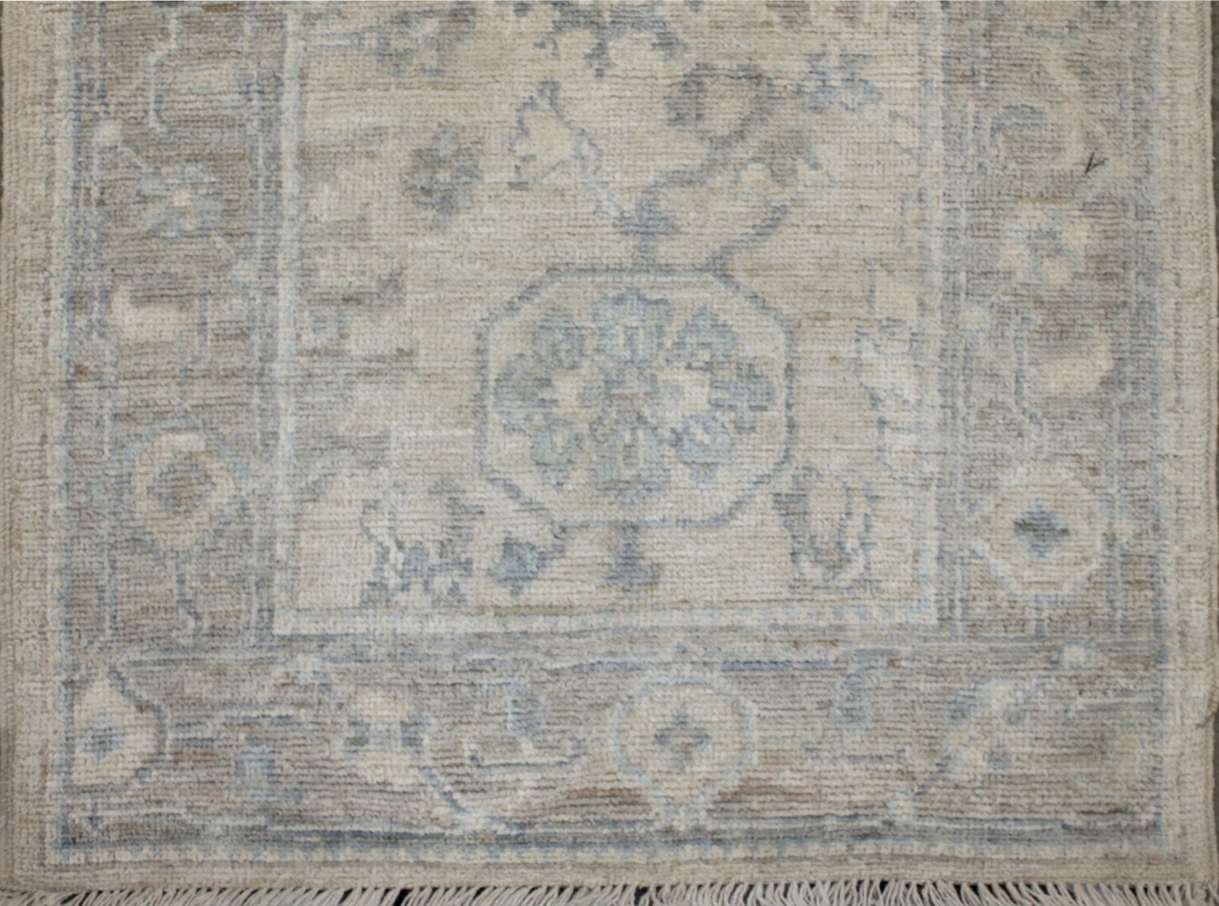 10 ft. Runner Oushak Hand Knotted Wool Area Rug - MR028778