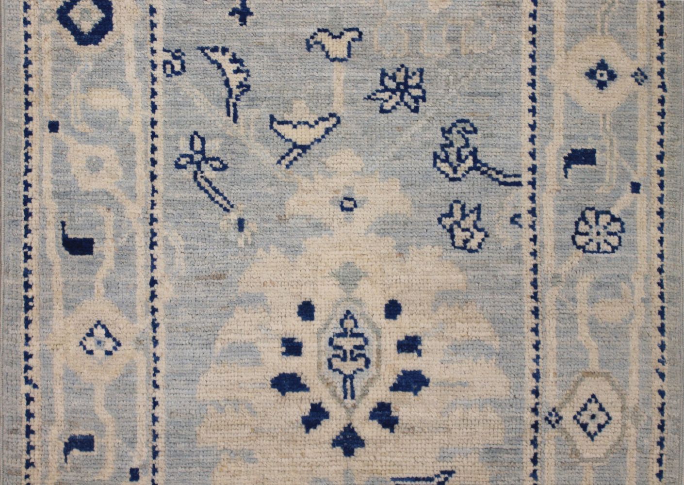 8 ft. Runner  Hand Knotted Wool Area Rug - MR028787