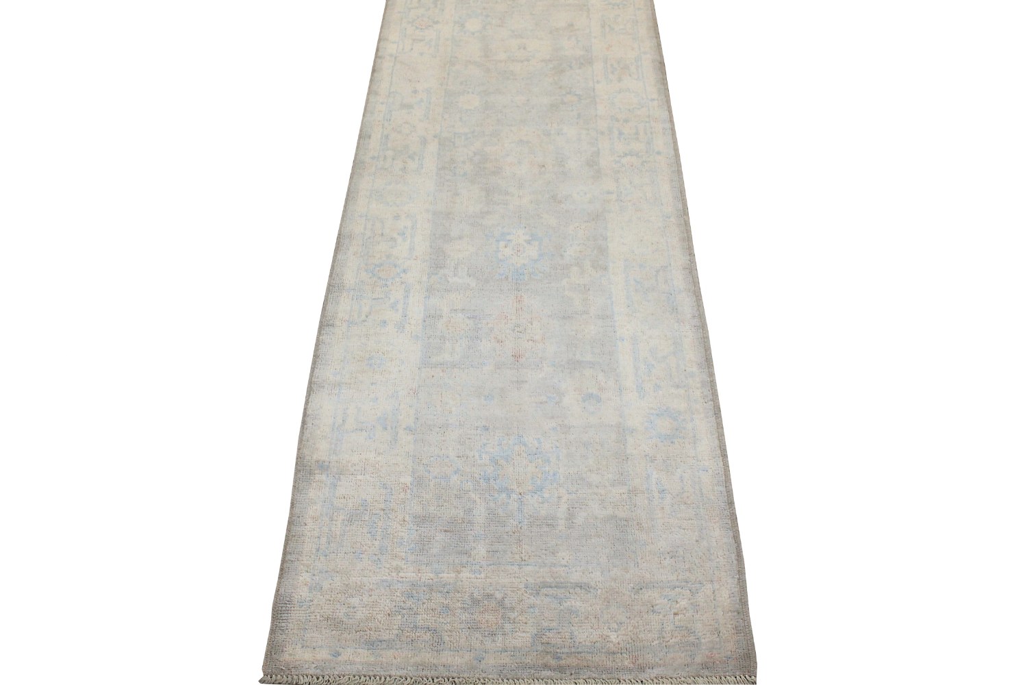 8 ft. Runner Oushak Hand Knotted Wool Area Rug - MR028800