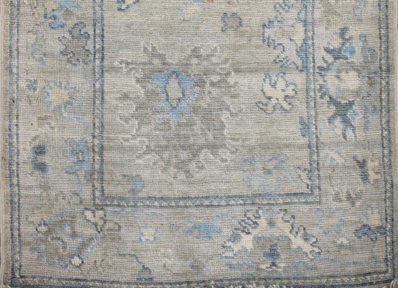 12 ft. Runner Oushak Hand Knotted Wool Area Rug - MR028803