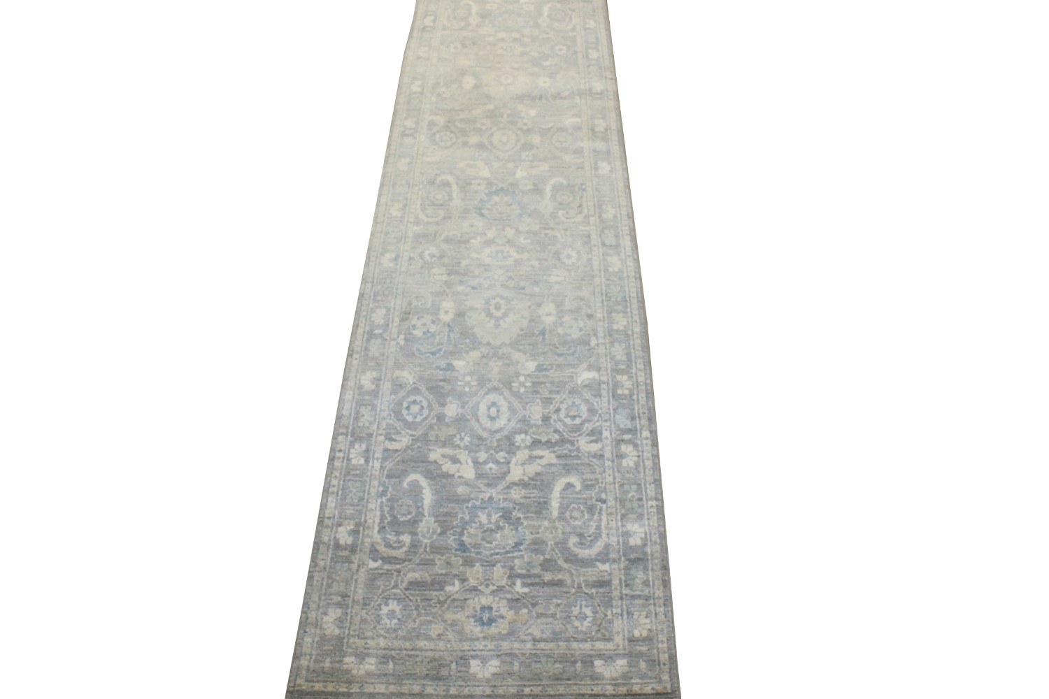 12 ft. Runner Aryana & Antique Revivals Hand Knotted Wool Area Rug - MR028805