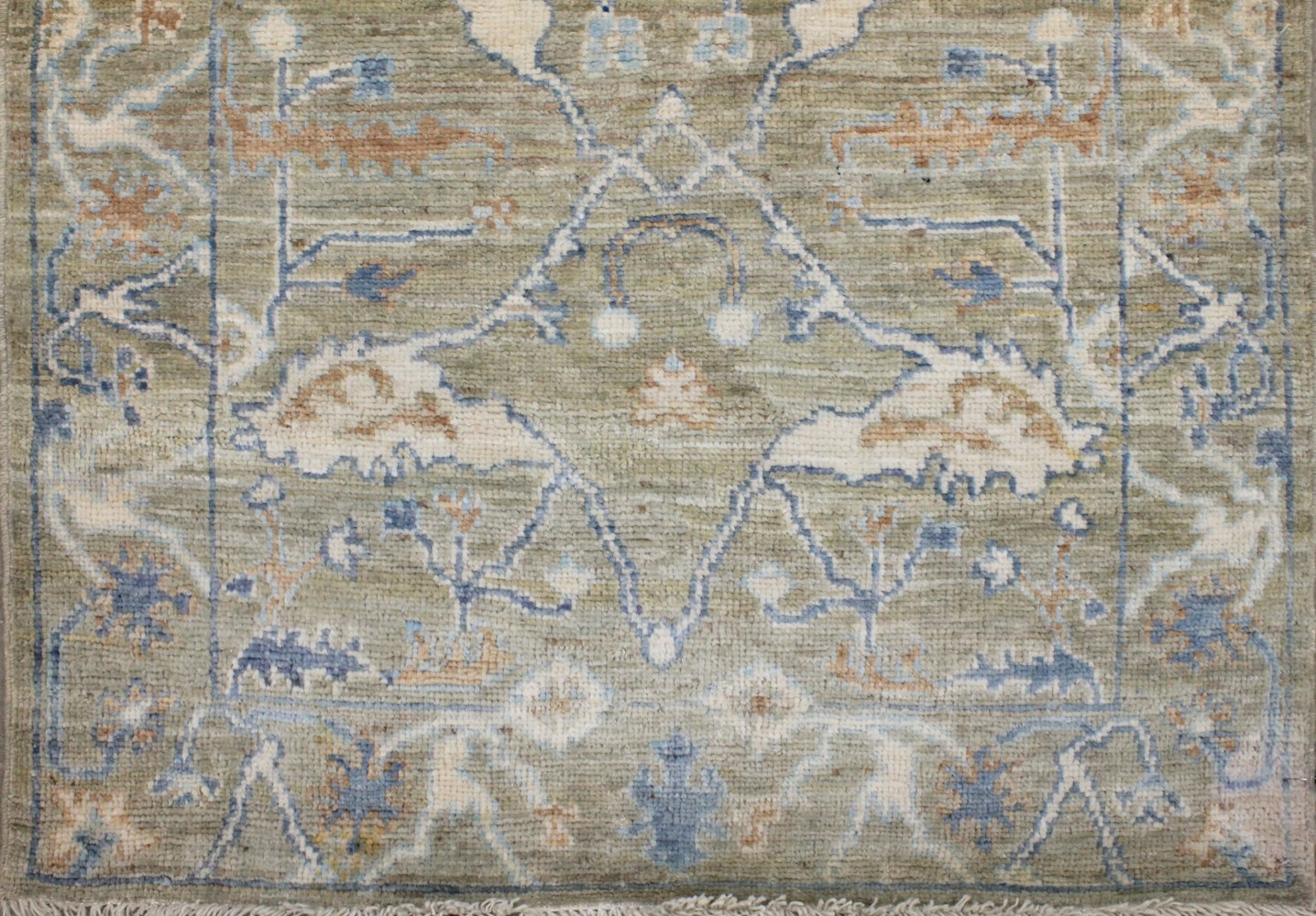 3x5 Oushak Hand Knotted Wool Area Rug - MR028808