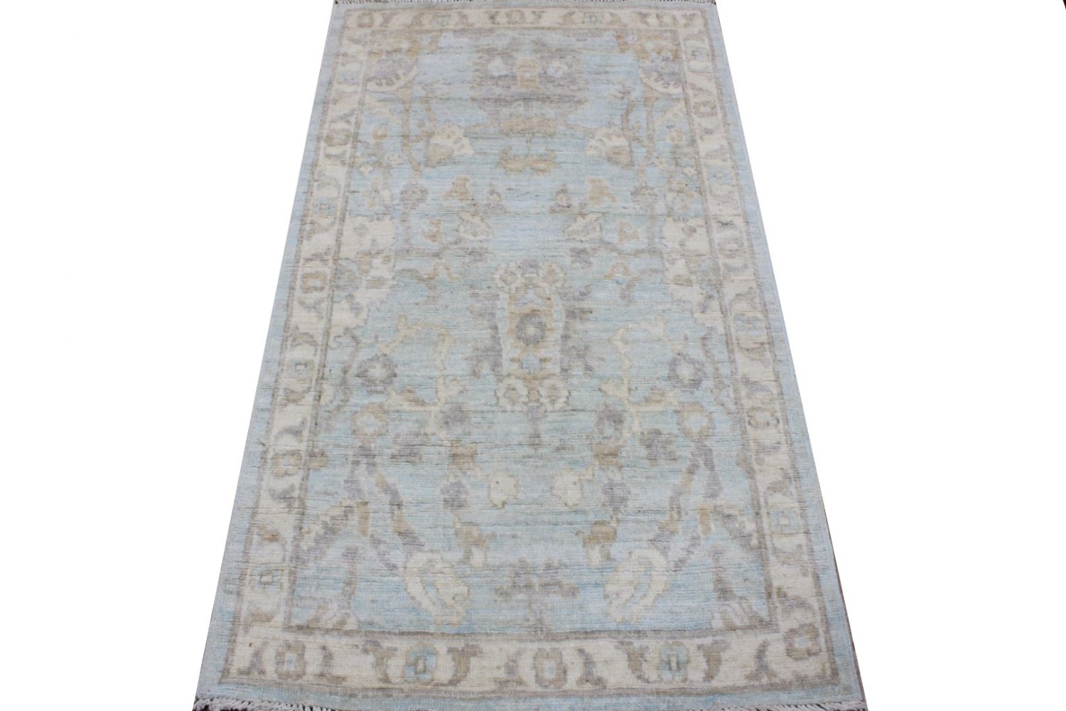 3x5 Oushak Hand Knotted Wool Area Rug - MR028812