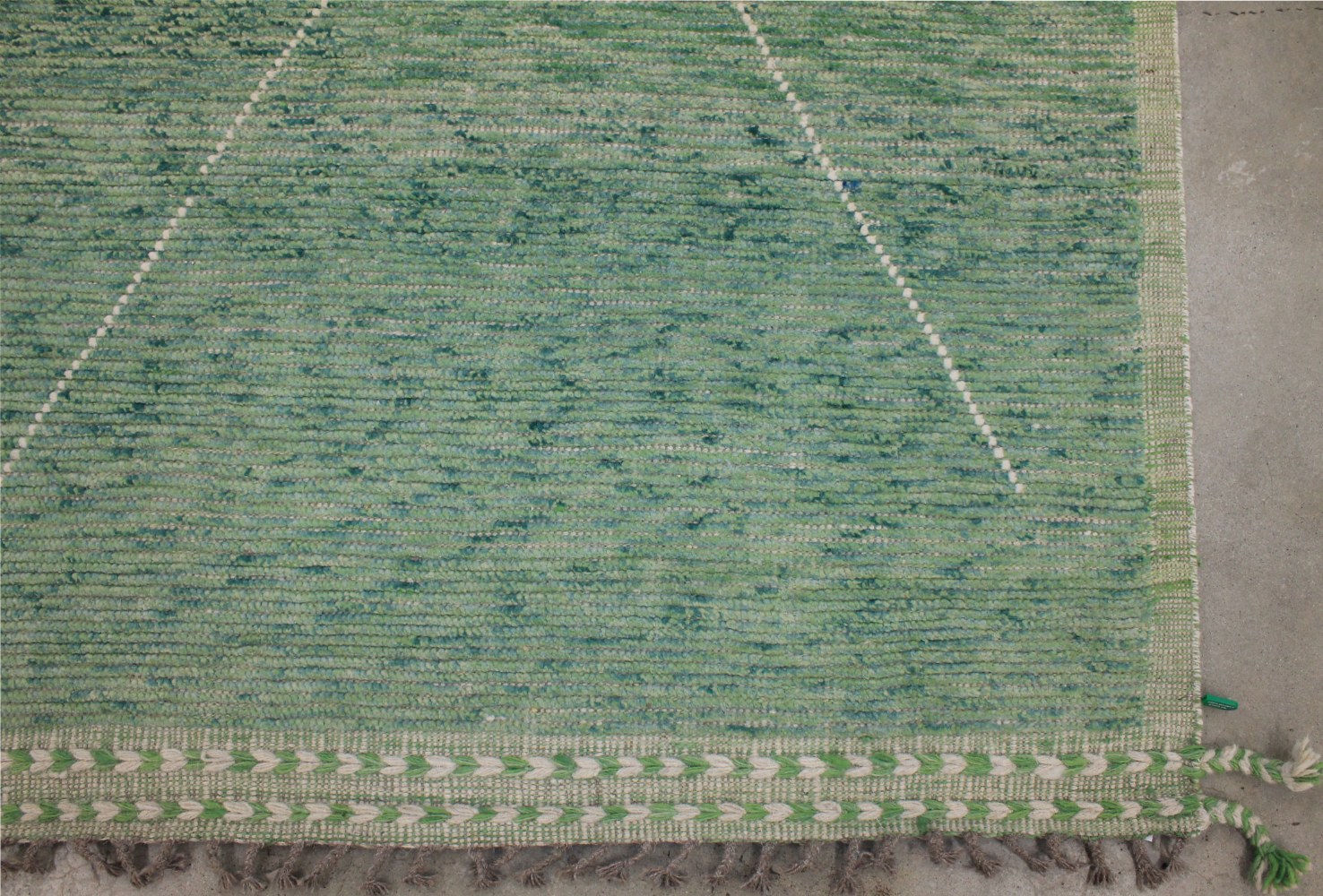 9x12 Tribal Hand Knotted Wool Area Rug - MR028818