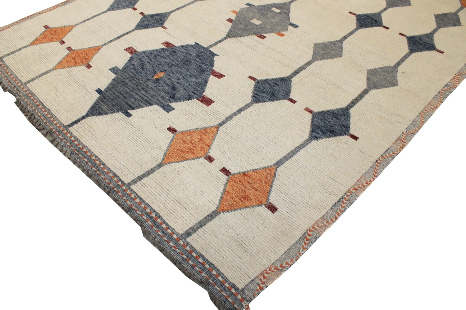 10x14 Tribal Hand Knotted Wool Area Rug - MR028820