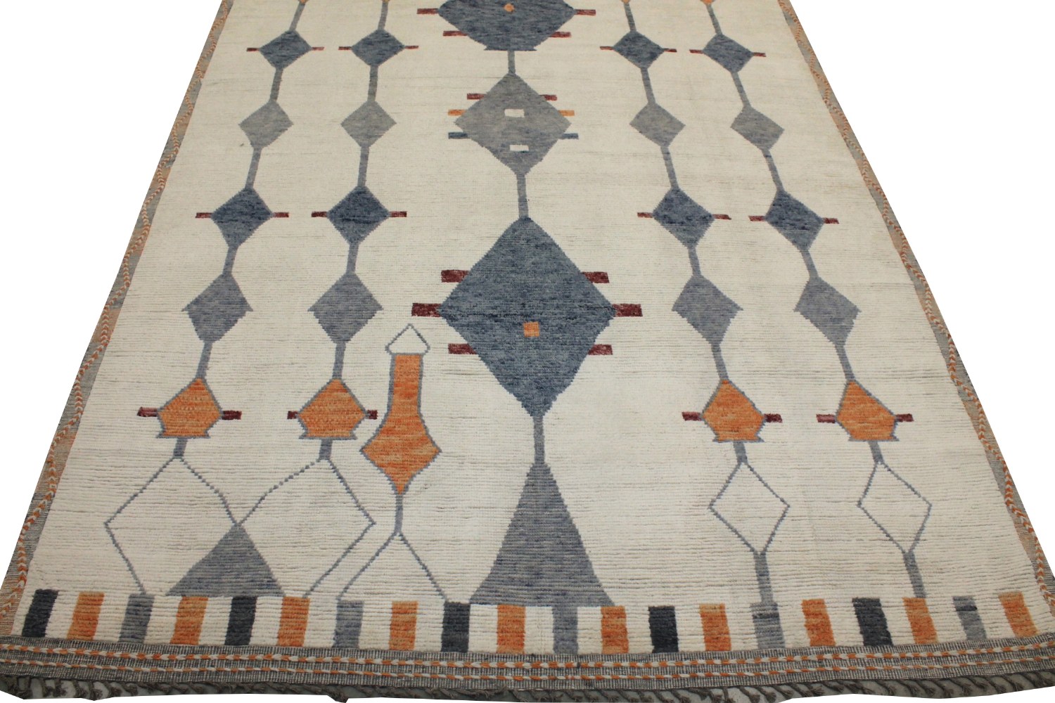 10x14 Tribal Hand Knotted Wool Area Rug - MR028820