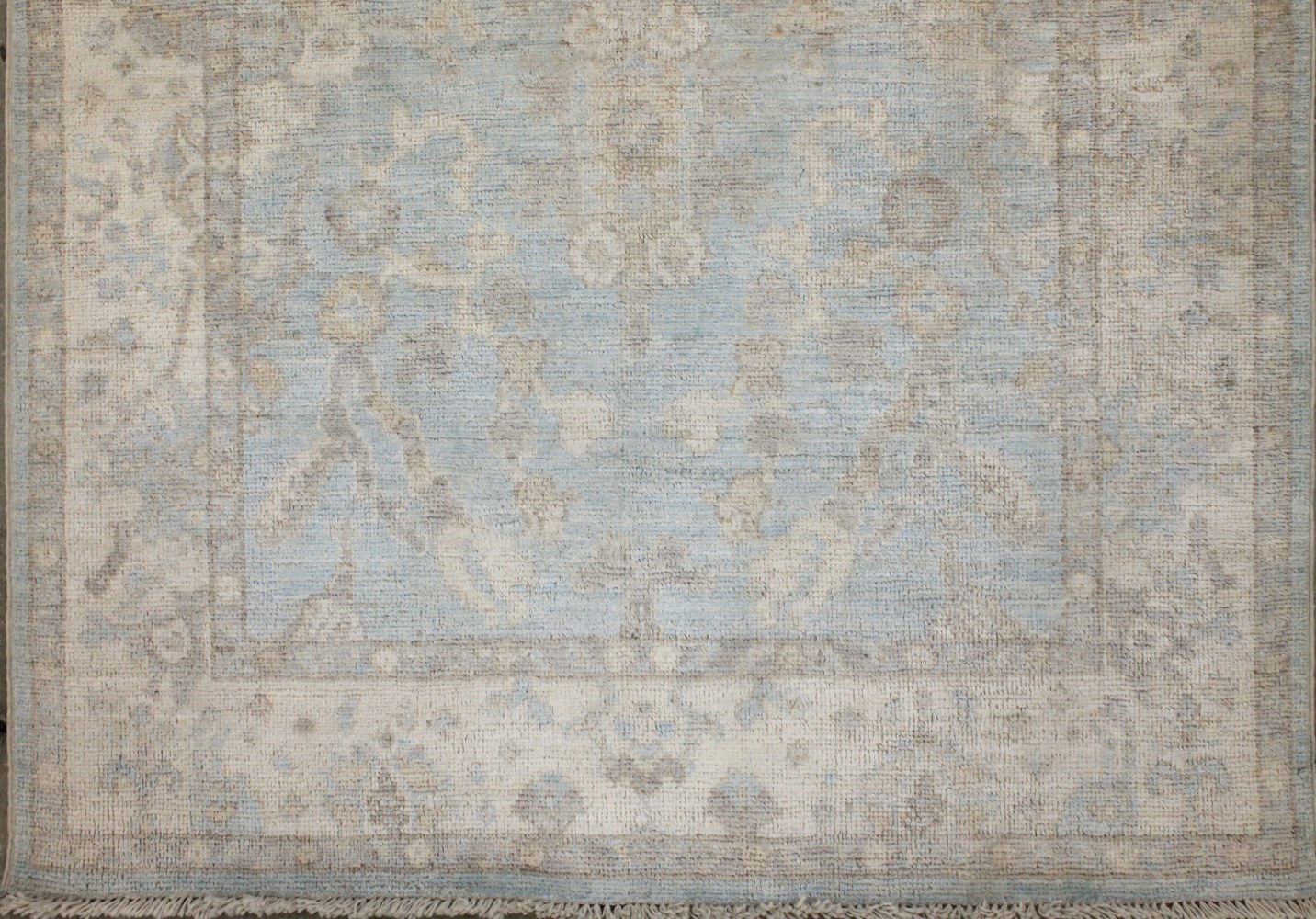 4x6 Oushak Hand Knotted Wool Area Rug - MR028821