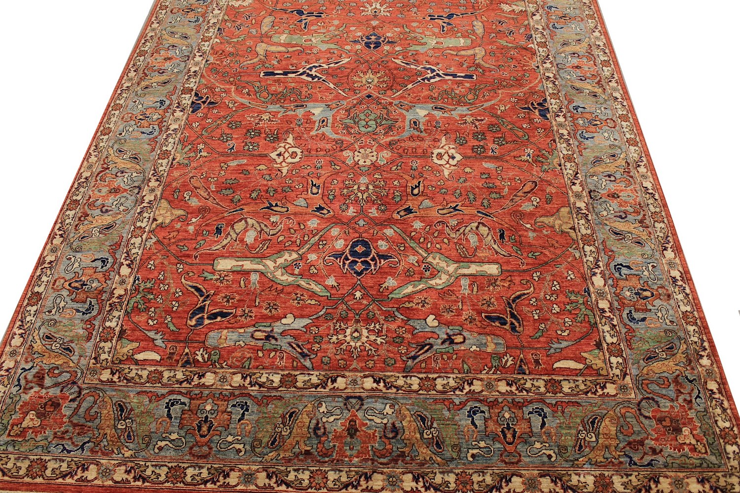 9x12 Aryana & Antique Revivals Hand Knotted Wool Area Rug - MR028855