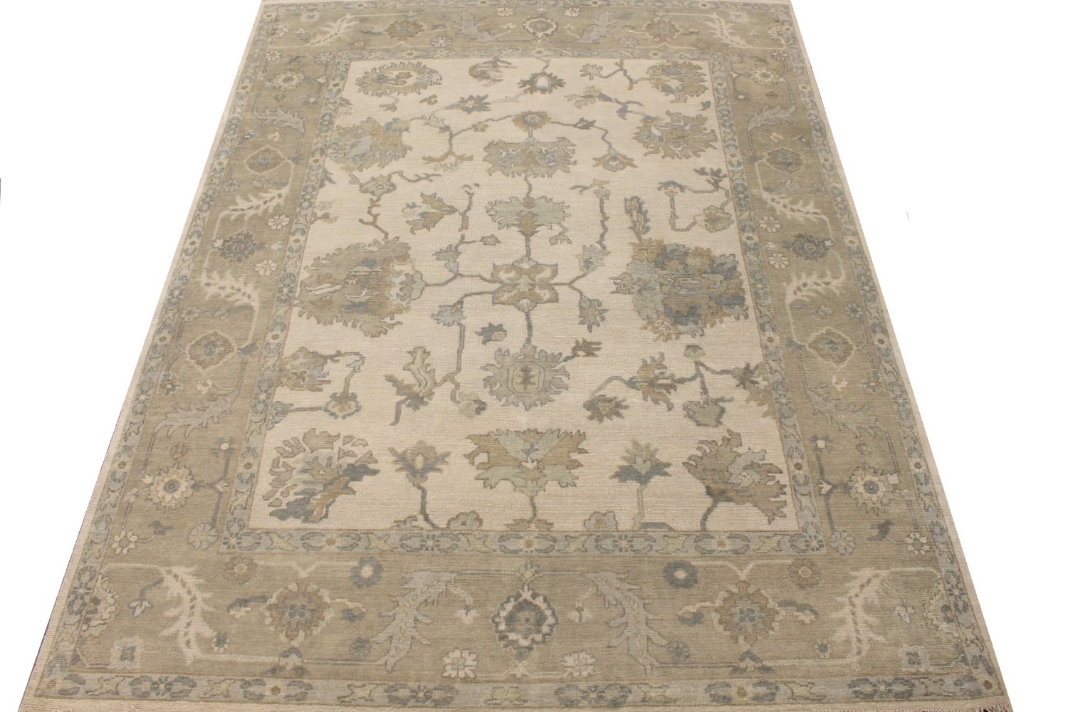 8x10 Oushak Hand Knotted Wool Area Rug - MR028888